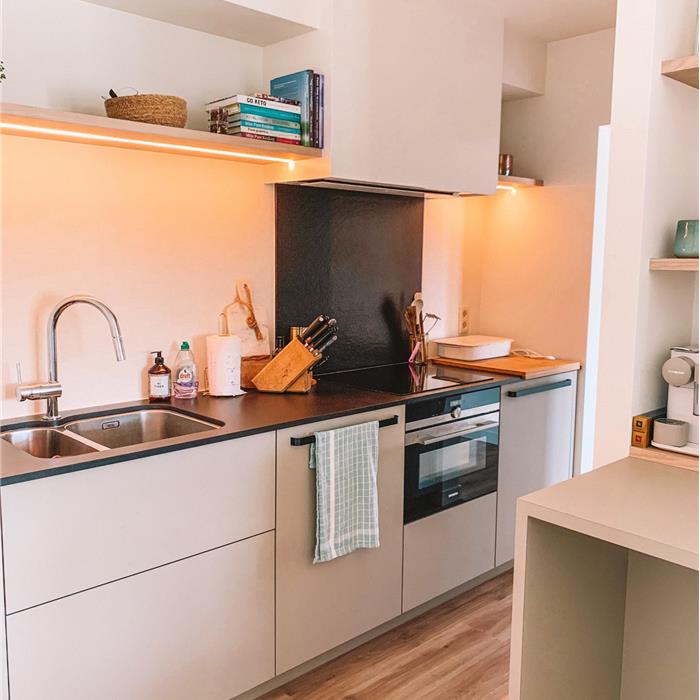 Keuken appartement renovatie